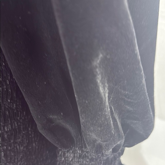 LoveShackFancy Black Smocked Mini Dress Long Sleeve Size L - Picture 9 of 13